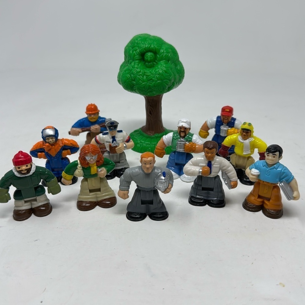 Fisher Price Geo Trax figures people lot